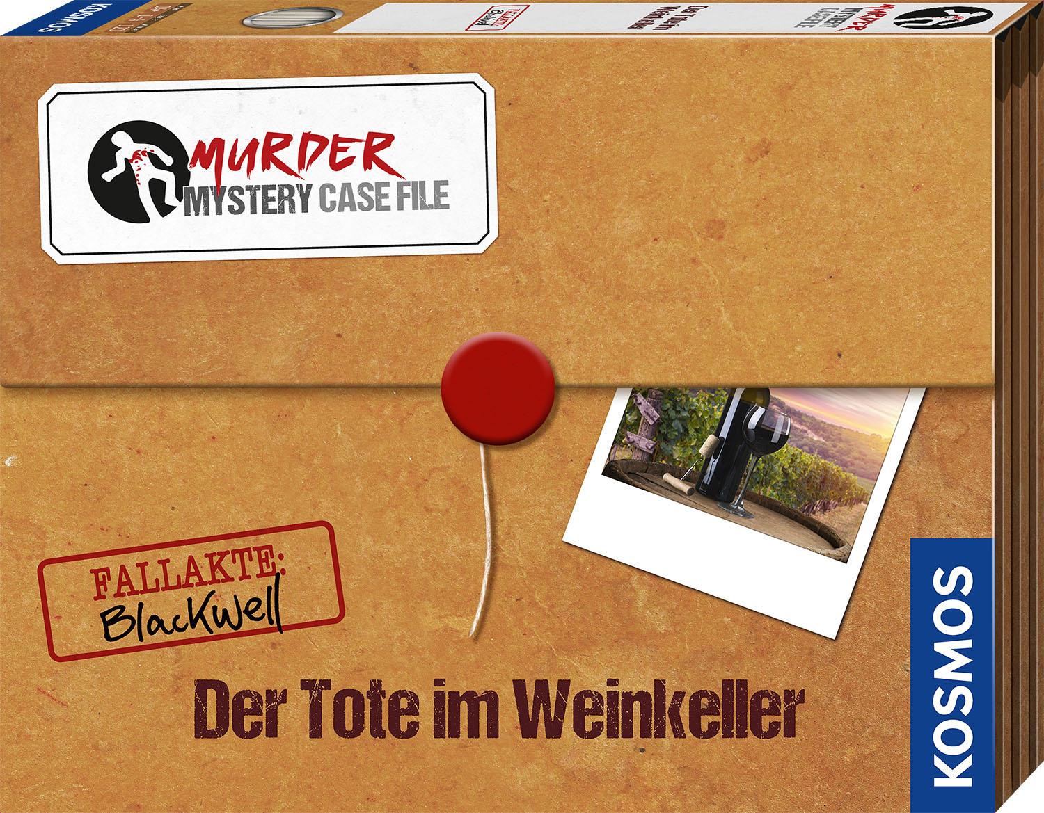 Vorderes Coverbild Murder Mystery Case File - Der Tote im Weinkeller