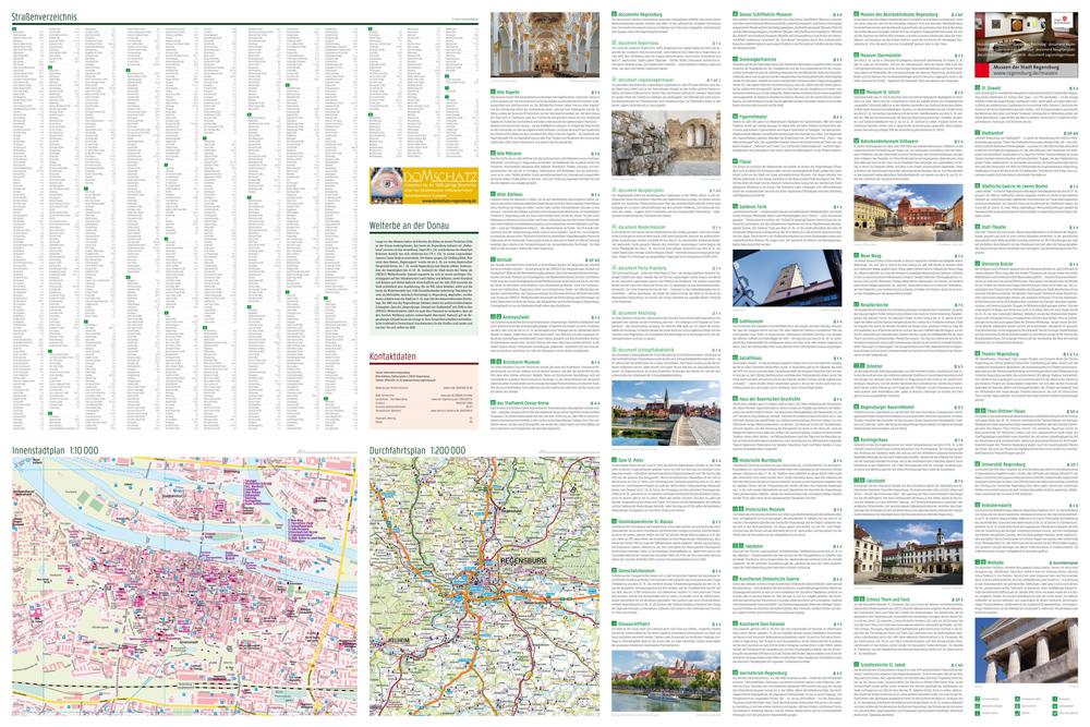 Beispielinhalt (Bild) Regensburg, Stadtplan 1:14.000