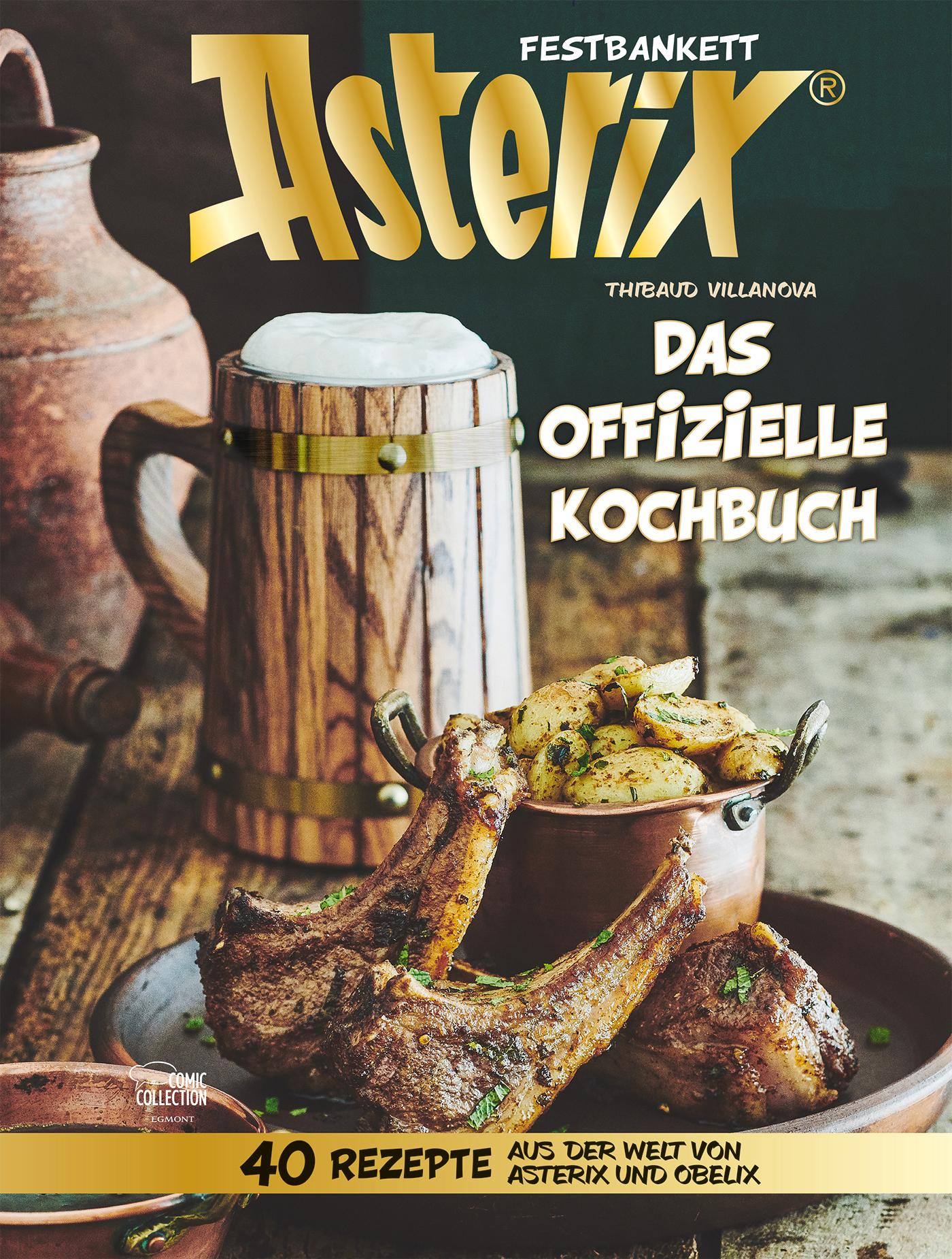 Vorderes Coverbild Asterix Festbankett - Das offizielle Kochbuch