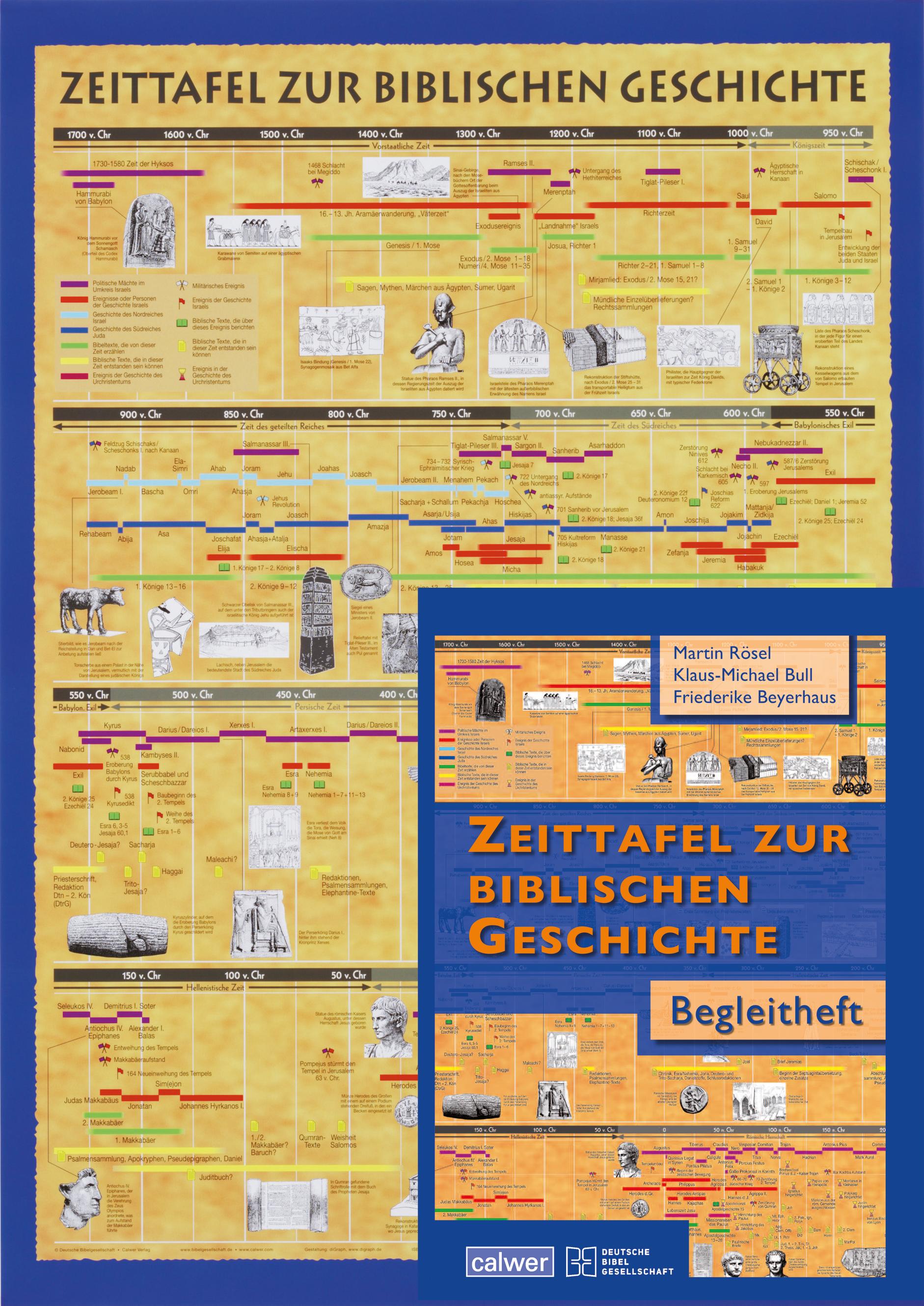 Vorderes Coverbild Zeittafel zur Bibel inklusive Begleitheft