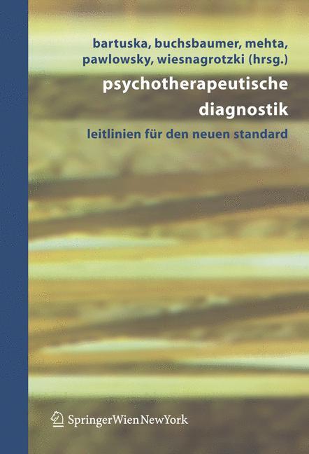 Vorderes Coverbild Psychotherapeutische Diagnostik