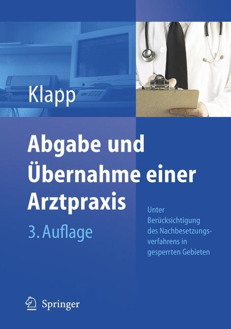 Vorderes Coverbild Abgabe und Übernahme einer Arztpraxis