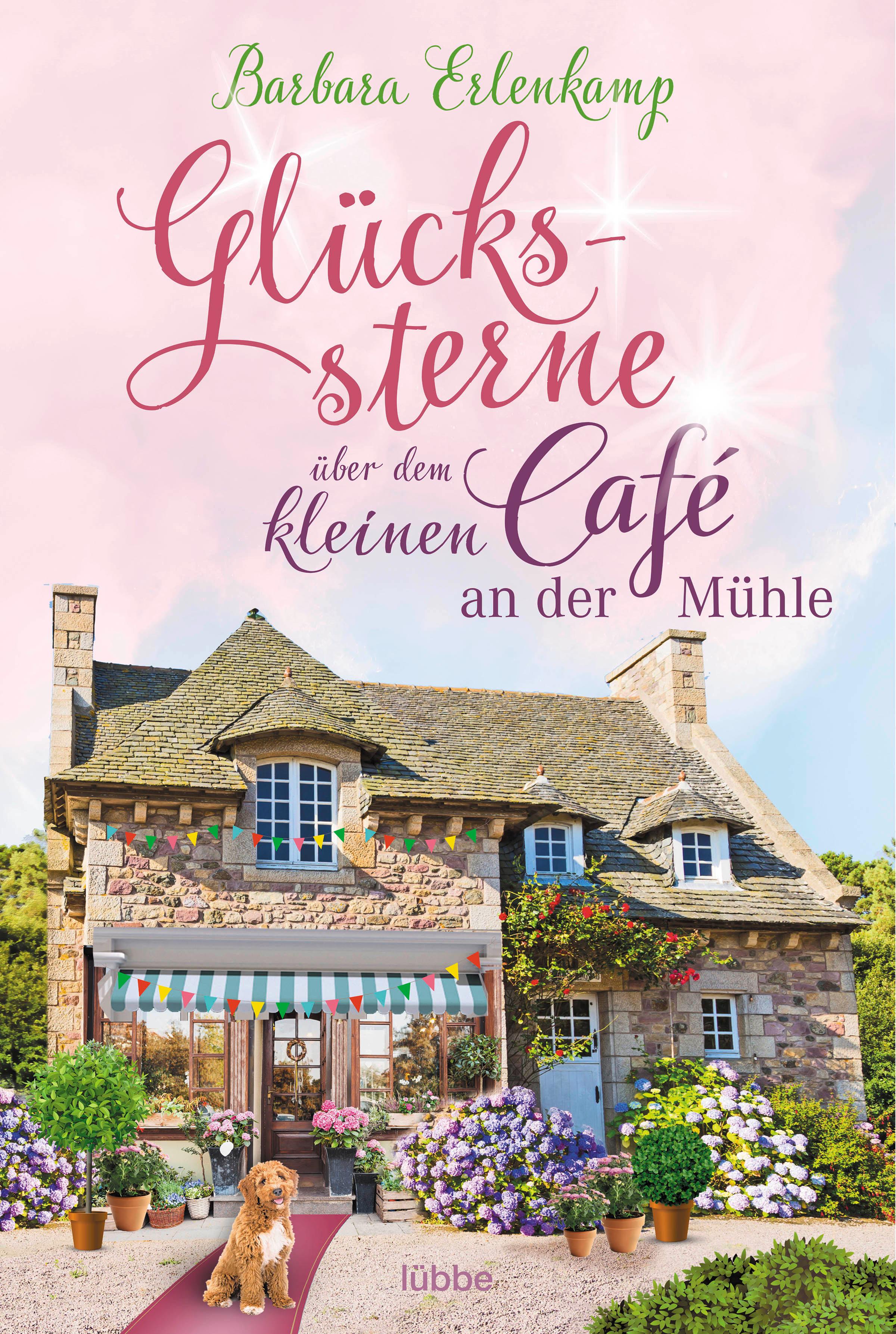 Vorderes Coverbild Glückssterne über dem kleinen Café an der Mühle