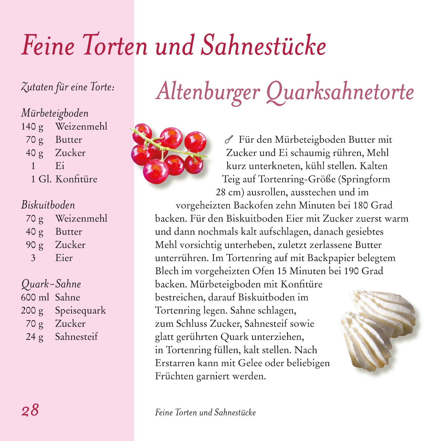 Beispielinhalt (Bild) Sächsisches Spezialitäten-Backbuch