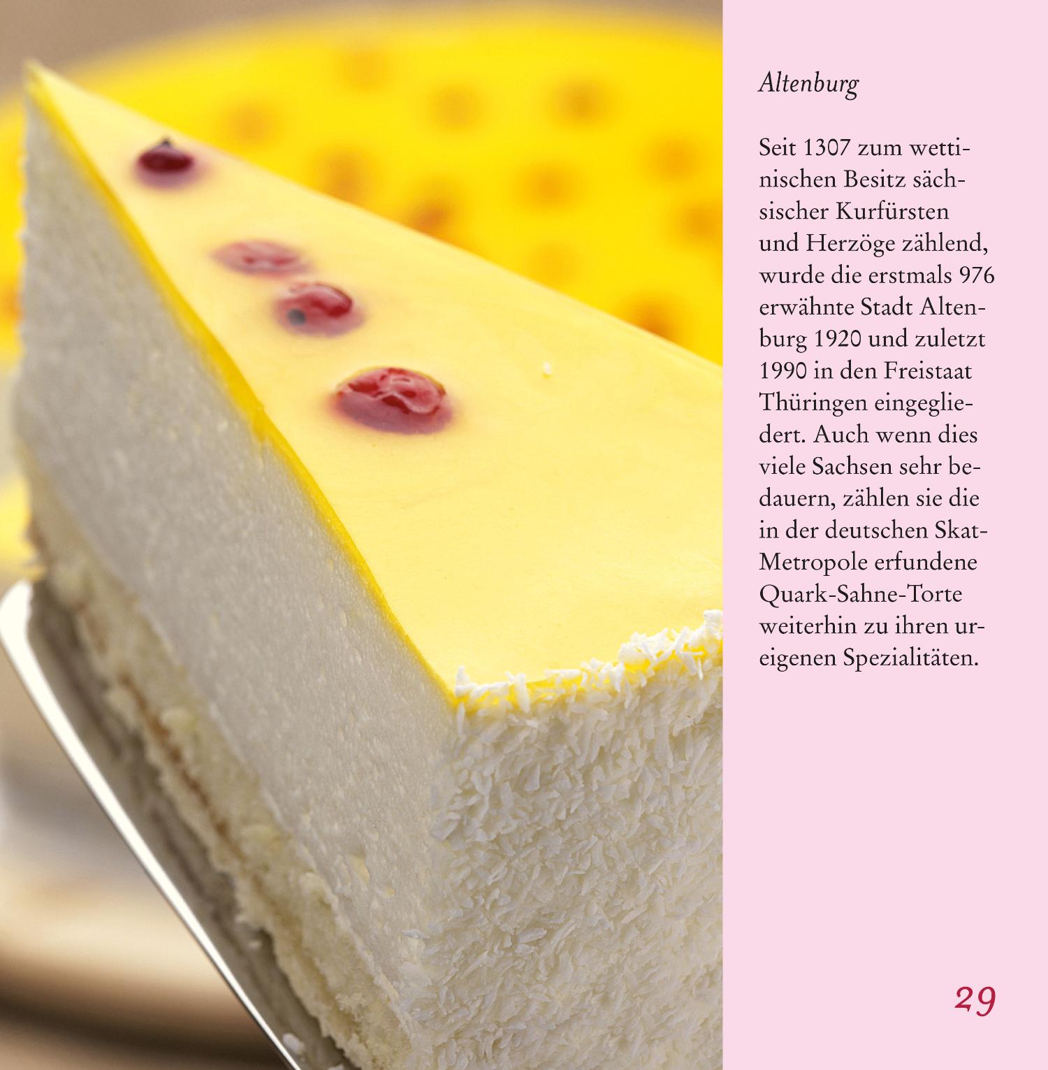 Beispielinhalt (Bild) Sächsisches Spezialitäten-Backbuch
