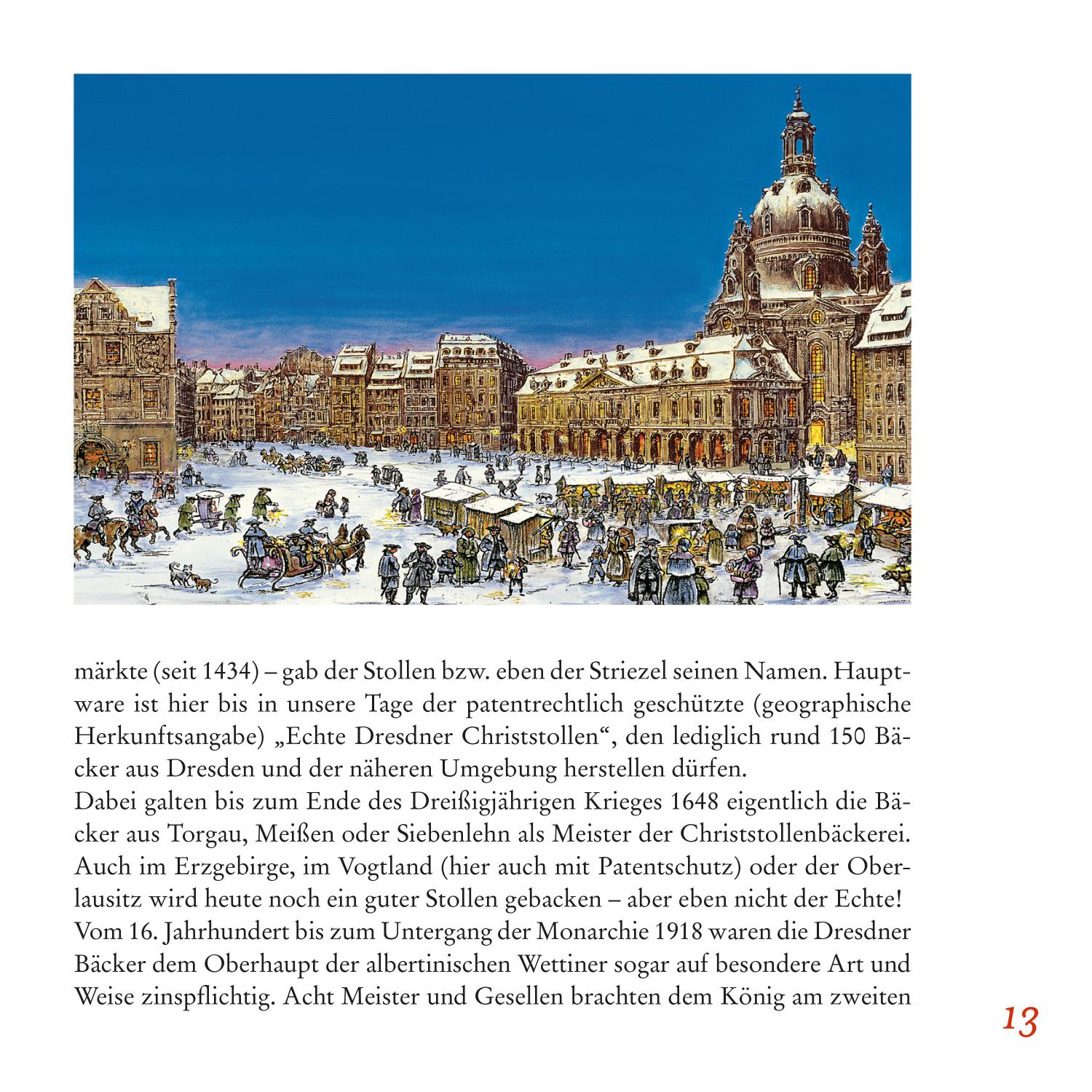 Beispielinhalt (Bild) Sächsisches Spezialitäten-Backbuch