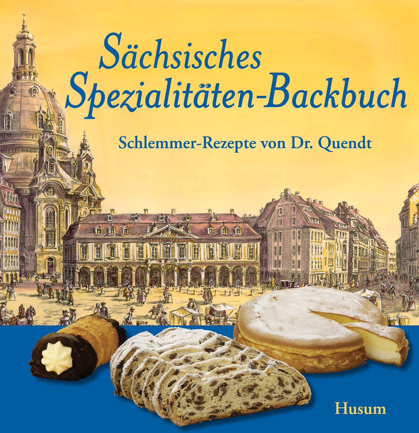 Vorderes Coverbild Sächsisches Spezialitäten-Backbuch