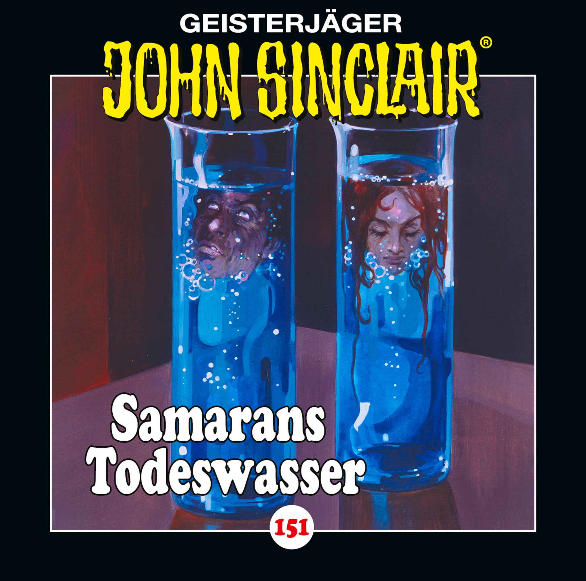 Vorderes Coverbild John Sinclair - Folge 151. Samarans Todeswasser . Teil 1 von 2.