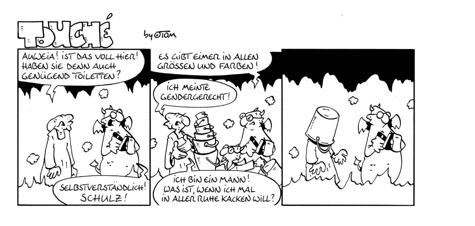 Beispielinhalt (Bild) TOM Touché 8500: Comicstrips und Cartoons