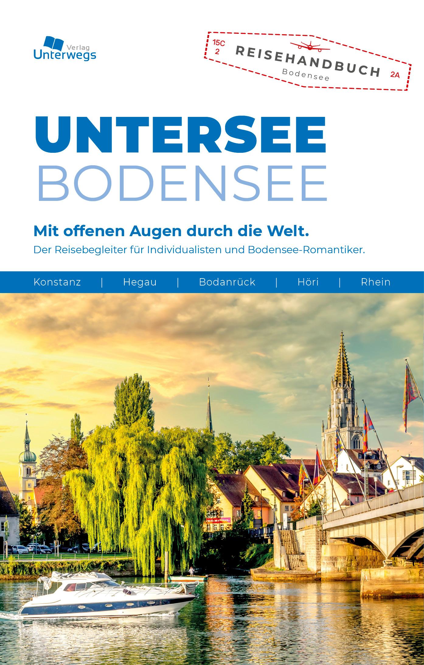 Vorderes Coverbild Unterwegs Verlag Reiseführer Untersee 2025