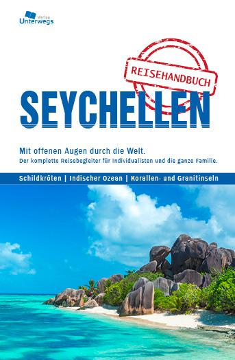Vorderes Coverbild Unterwegs Verlag Reiseführer Seychellen 2025