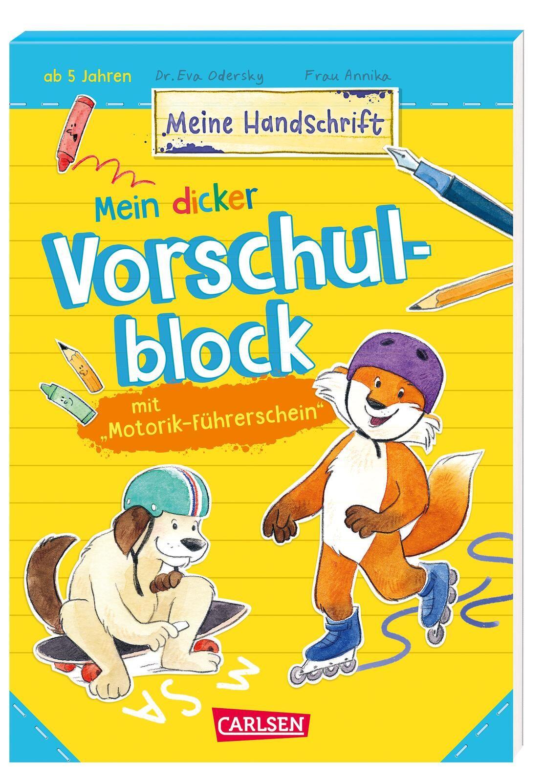 Vorderes Coverbild Mein dicker Vorschulblock mit Motorik-Führerschein