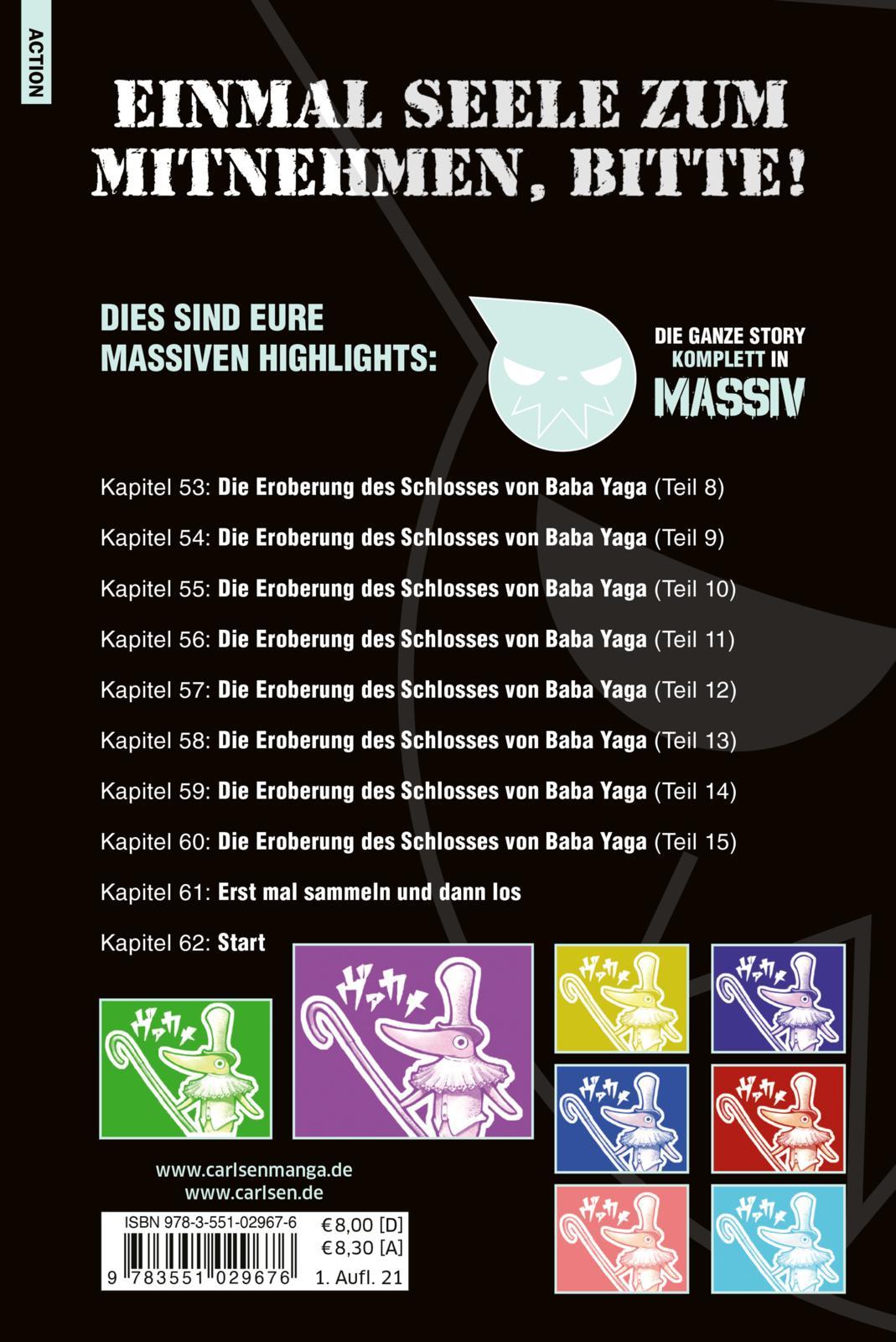 Rückseitencover Soul Eater Massiv 7
