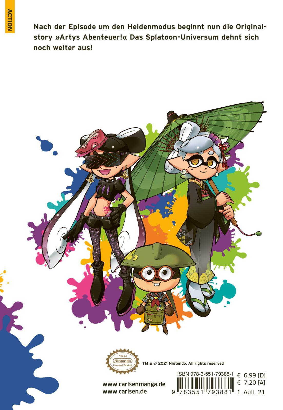 Rückseitencover Splatoon 12