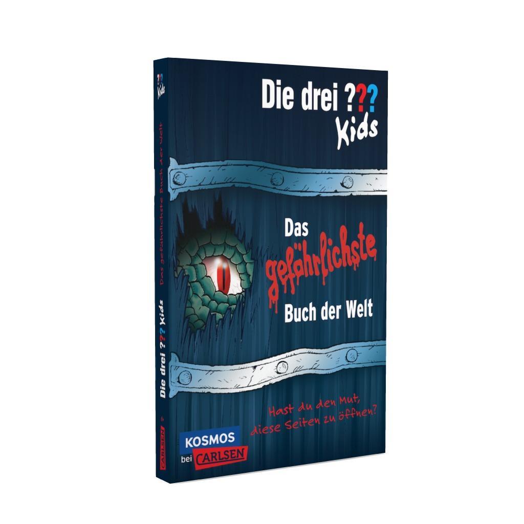 Beispielinhalt (Bild) Die drei ??? Kids: Das gefährlichste Buch der Welt