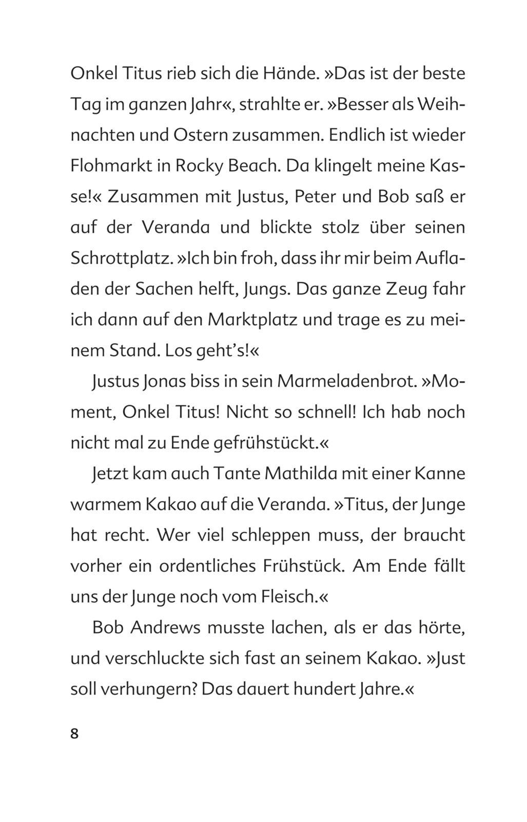 Beispielinhalt (Bild) Die drei ??? Kids: Das gefährlichste Buch der Welt