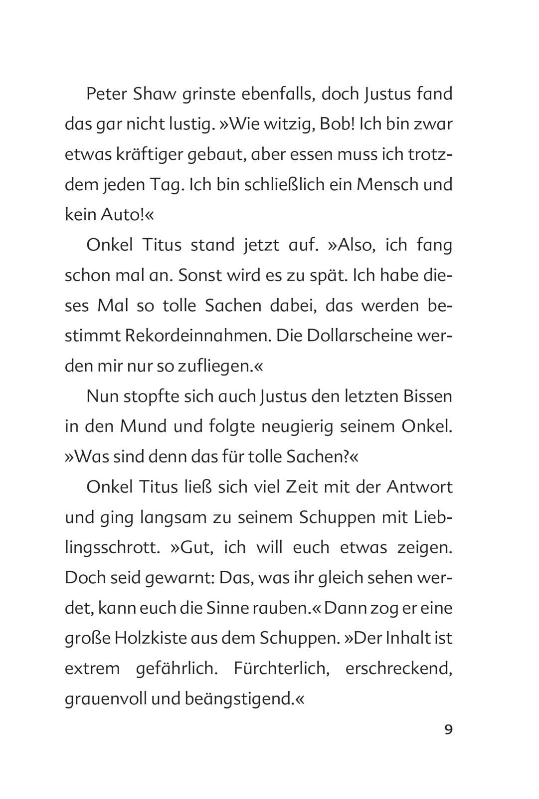 Beispielinhalt (Bild) Die drei ??? Kids: Das gefährlichste Buch der Welt