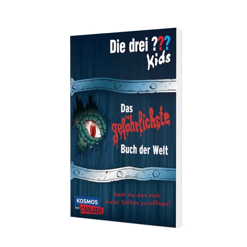 Beispielinhalt (Bild) Die drei ??? Kids: Das gefährlichste Buch der Welt