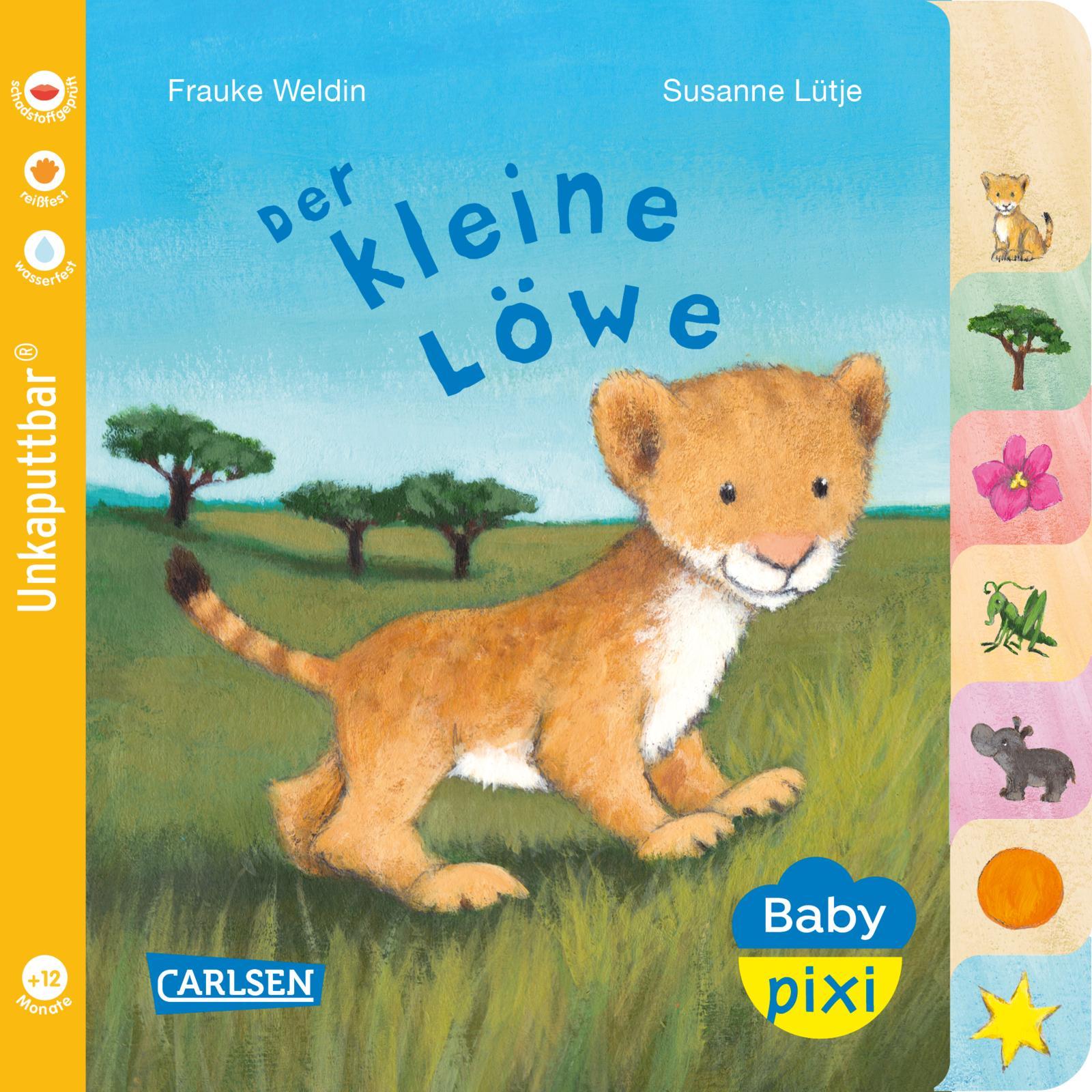 Vorderes Coverbild Baby Pixi (unkaputtbar) 104: Der kleine Löwe
