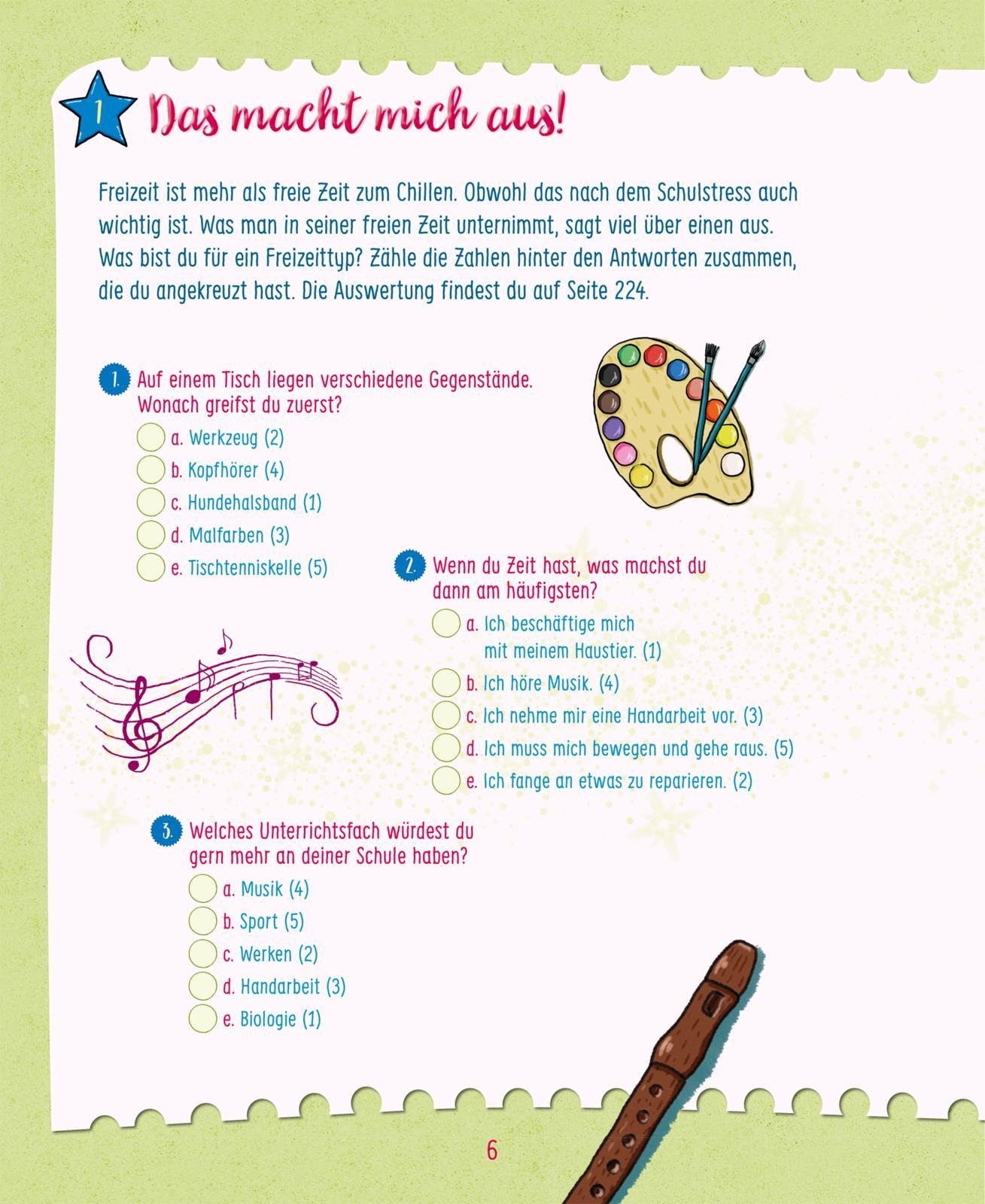 Beispielinhalt (Bild) #buch4you: Dein Mädchenbuch: Life Hacks