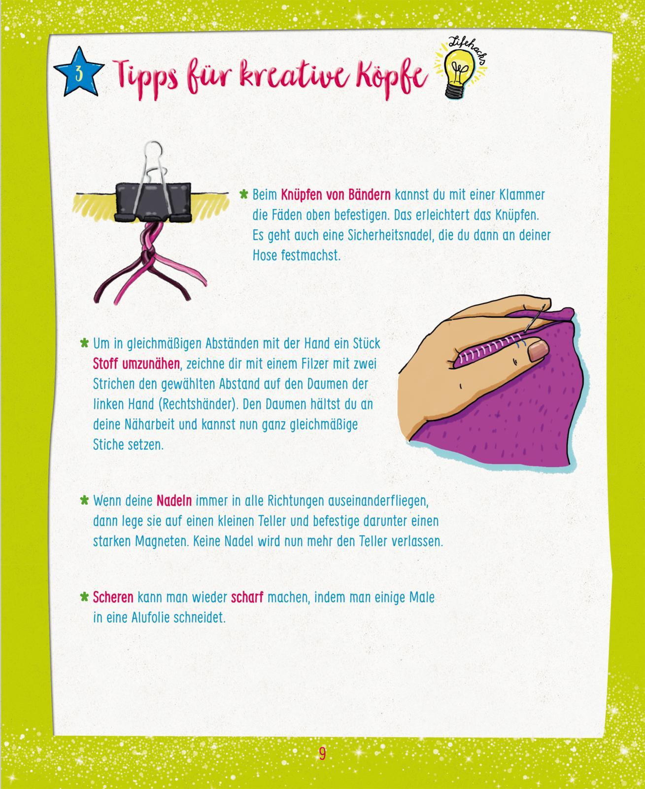 Beispielinhalt (Bild) #buch4you: Dein Mädchenbuch: Life Hacks