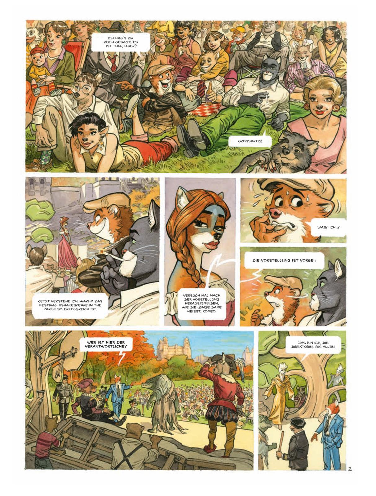 Beispielinhalt (Bild) Blacksad 6: Wenn alles fällt - Teil 1