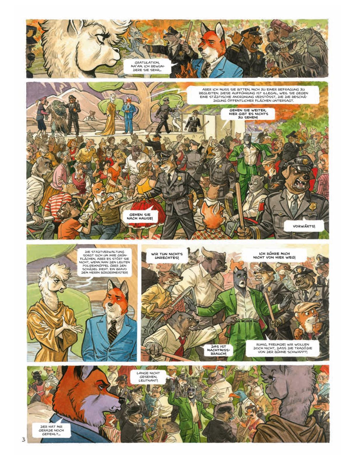 Beispielinhalt (Bild) Blacksad 6: Wenn alles fällt - Teil 1