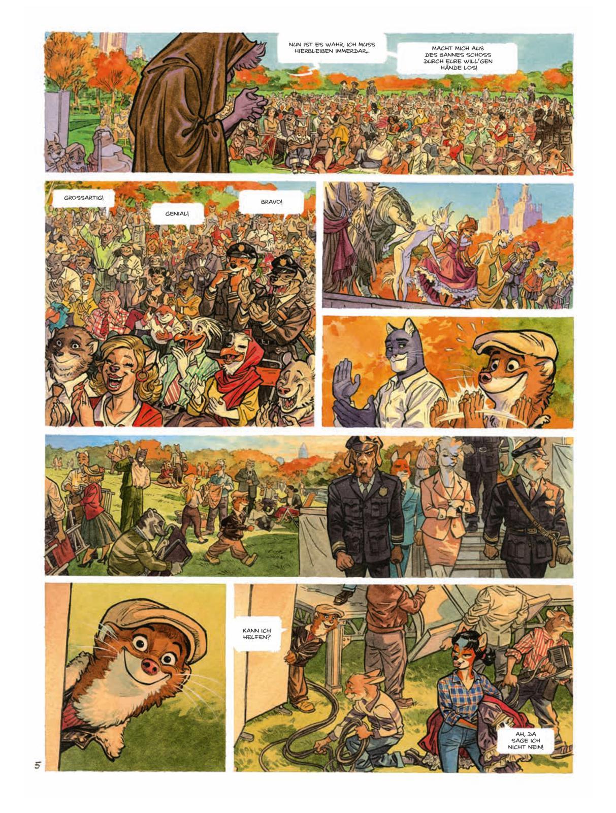 Beispielinhalt (Bild) Blacksad 6: Wenn alles fällt - Teil 1