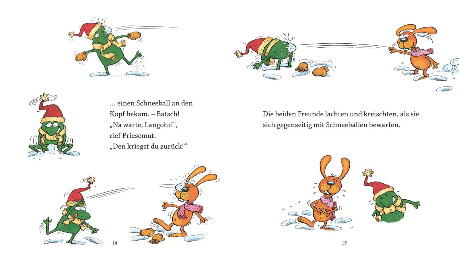Beispielinhalt (Bild) Nulli & Priesemut: Am Weihnachtsbaume die Möhren leuchten - Sammelband IV