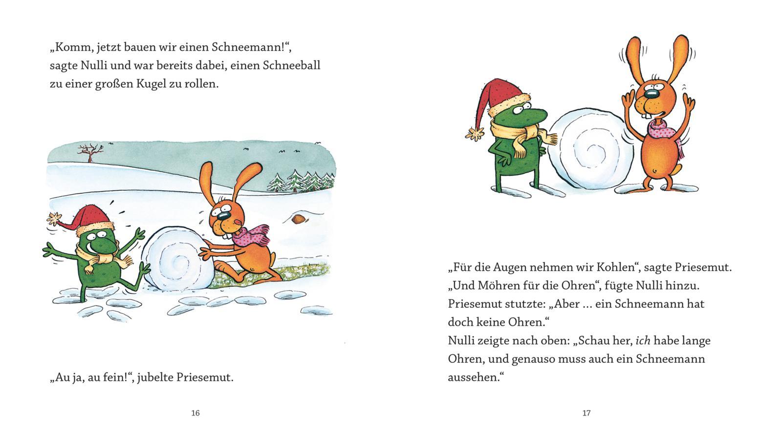 Beispielinhalt (Bild) Nulli & Priesemut: Am Weihnachtsbaume die Möhren leuchten - Sammelband IV