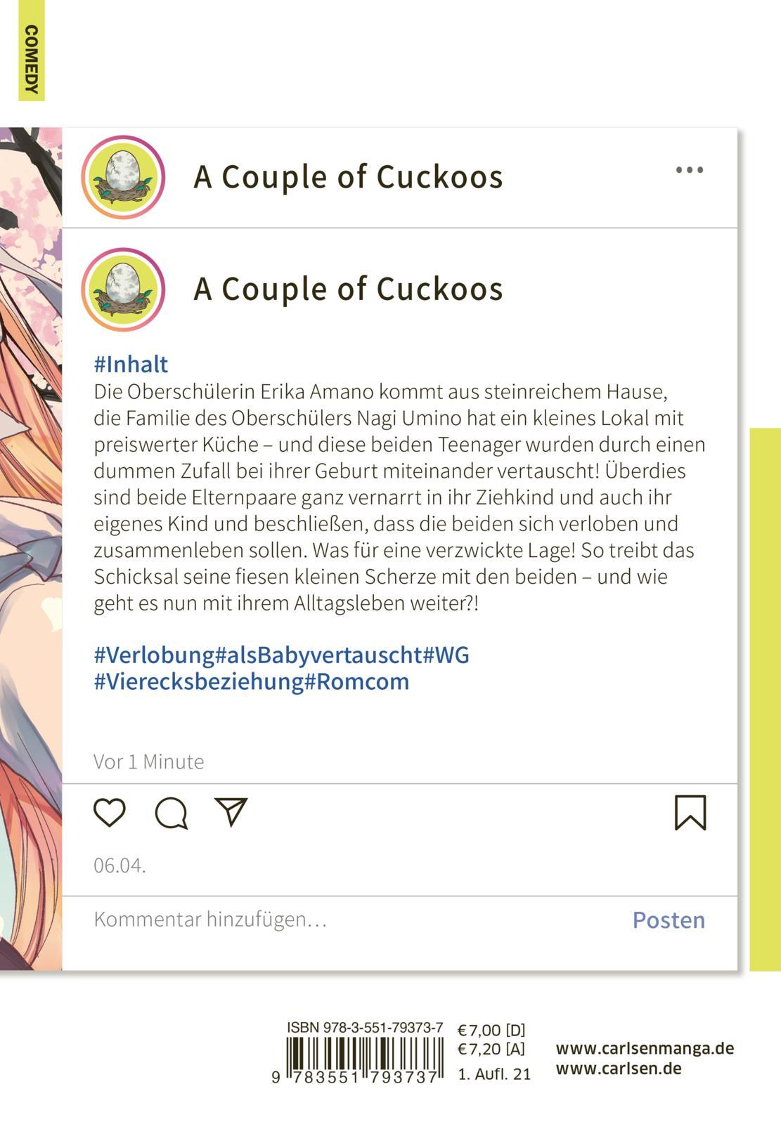 Rückseitencover A Couple of Cuckoos 1