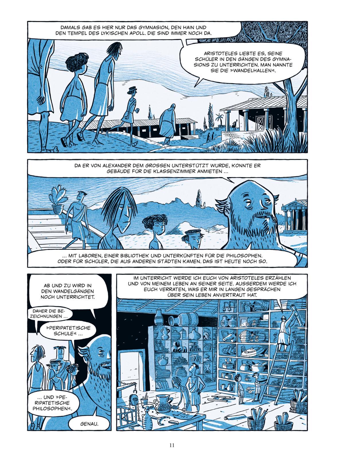 Beispielinhalt (Bild) Aristoteles - Die Graphic Novel