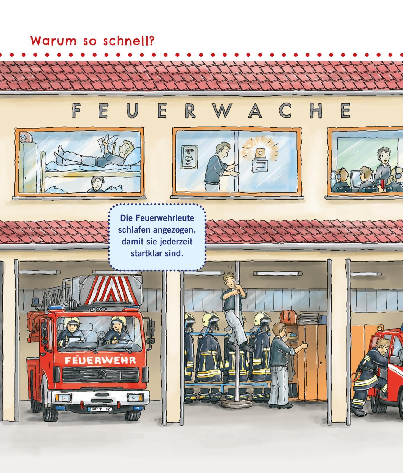 Beispielinhalt (Bild) Unkaputtbar: Erstes Wissen: Bei der Feuerwehr