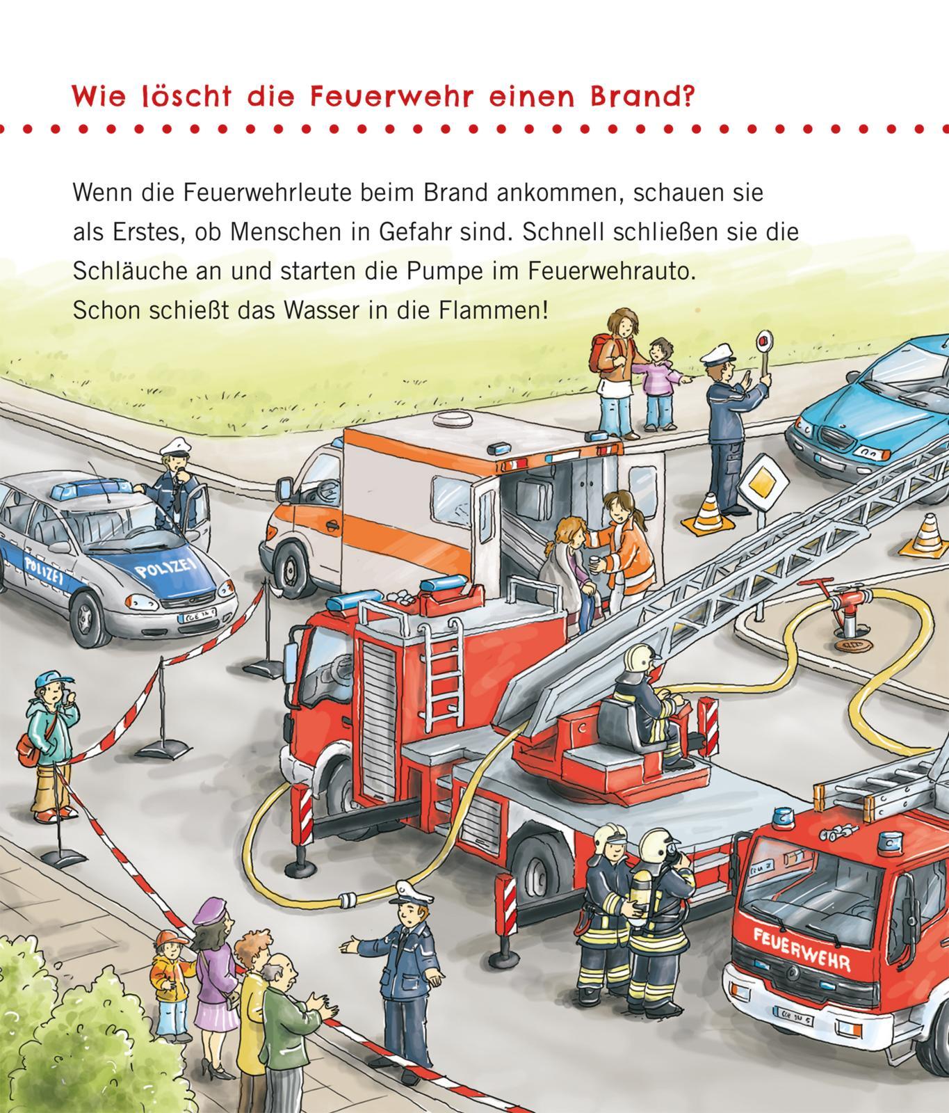 Beispielinhalt (Bild) Unkaputtbar: Erstes Wissen: Bei der Feuerwehr