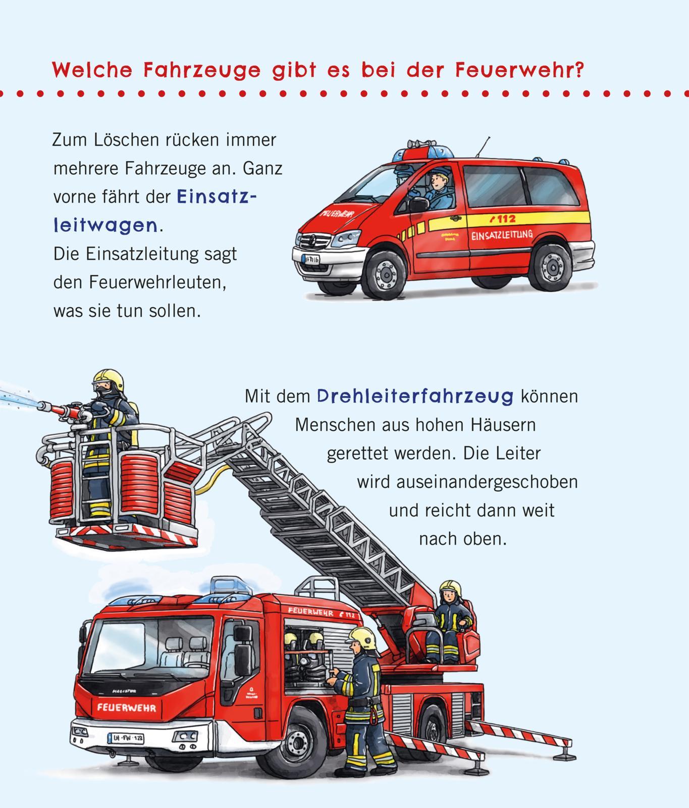 Beispielinhalt (Bild) Unkaputtbar: Erstes Wissen: Bei der Feuerwehr