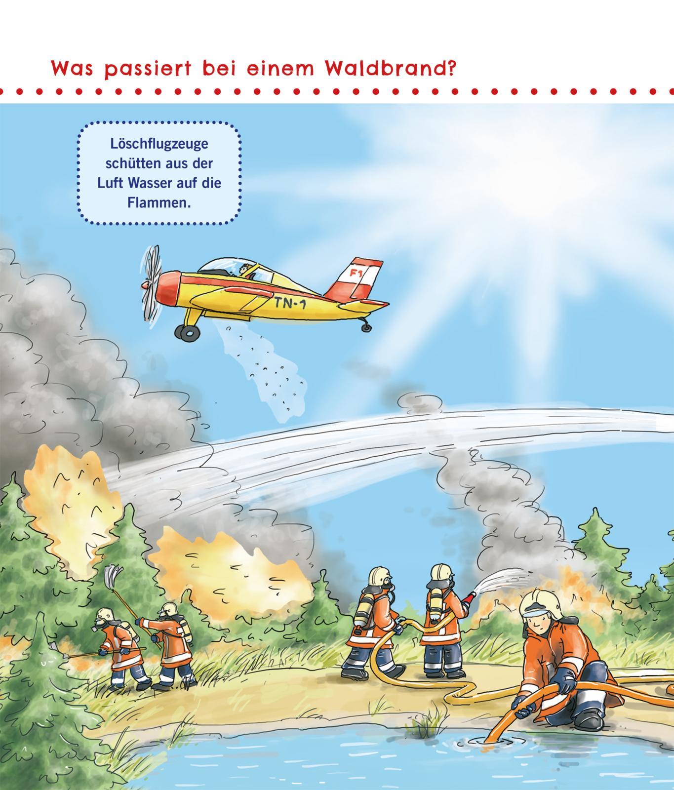 Beispielinhalt (Bild) Unkaputtbar: Erstes Wissen: Bei der Feuerwehr
