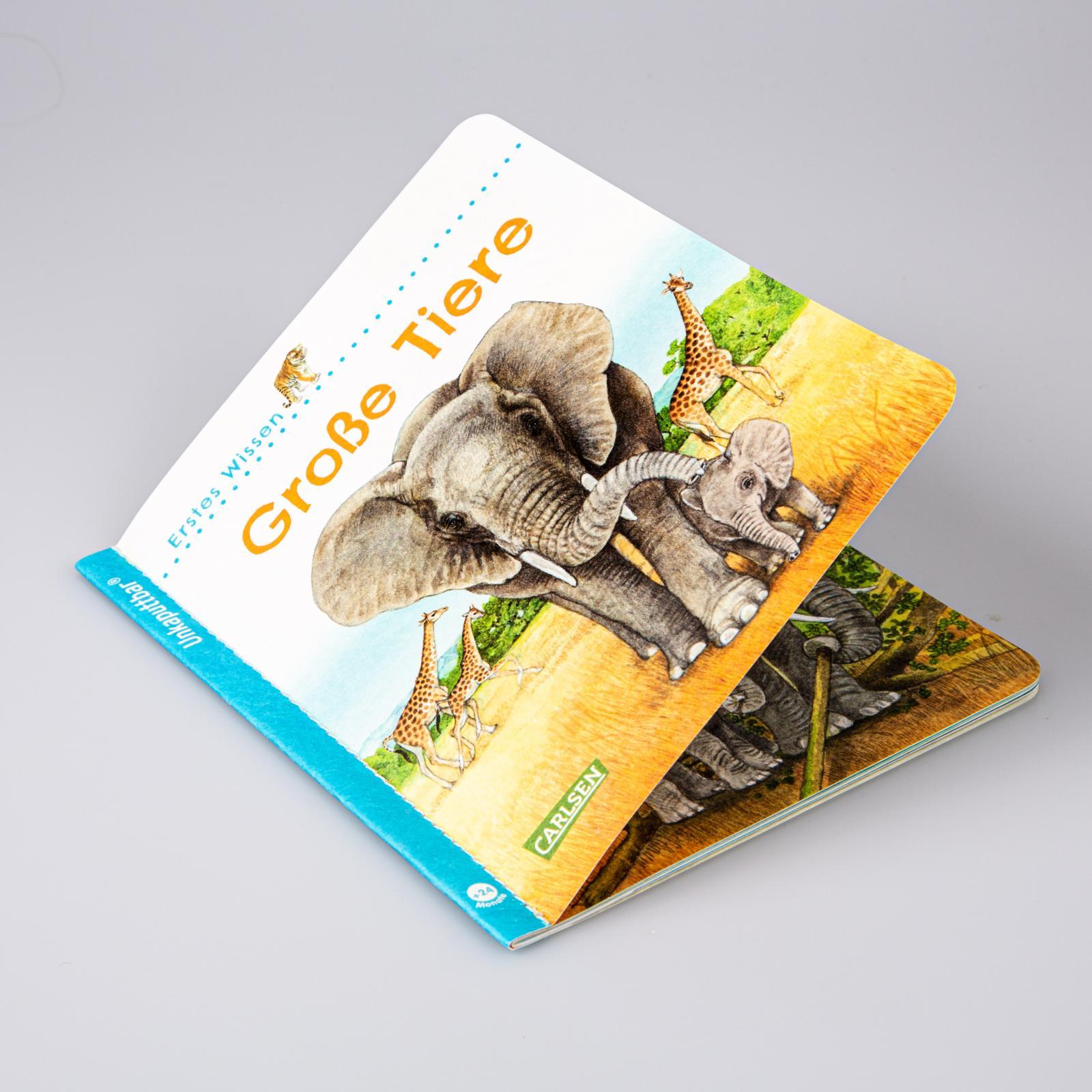 Beispielinhalt (Bild) Unkaputtbar: Erstes Wissen: Große Tiere