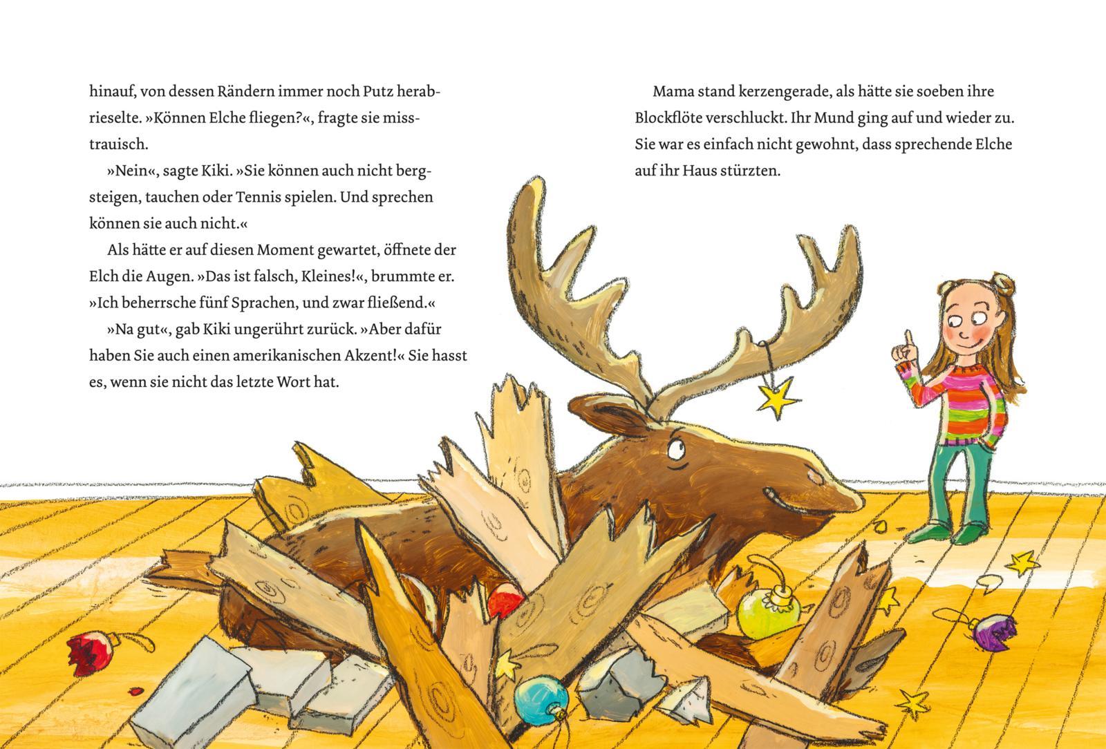 Beispielinhalt (Bild) Es ist ein Elch entsprungen
