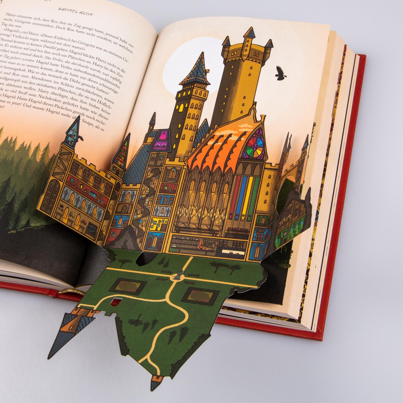 Beispielinhalt (Bild) Harry Potter und der Stein der Weisen (MinaLima-Edition mit 3D-Papierkunst 1)