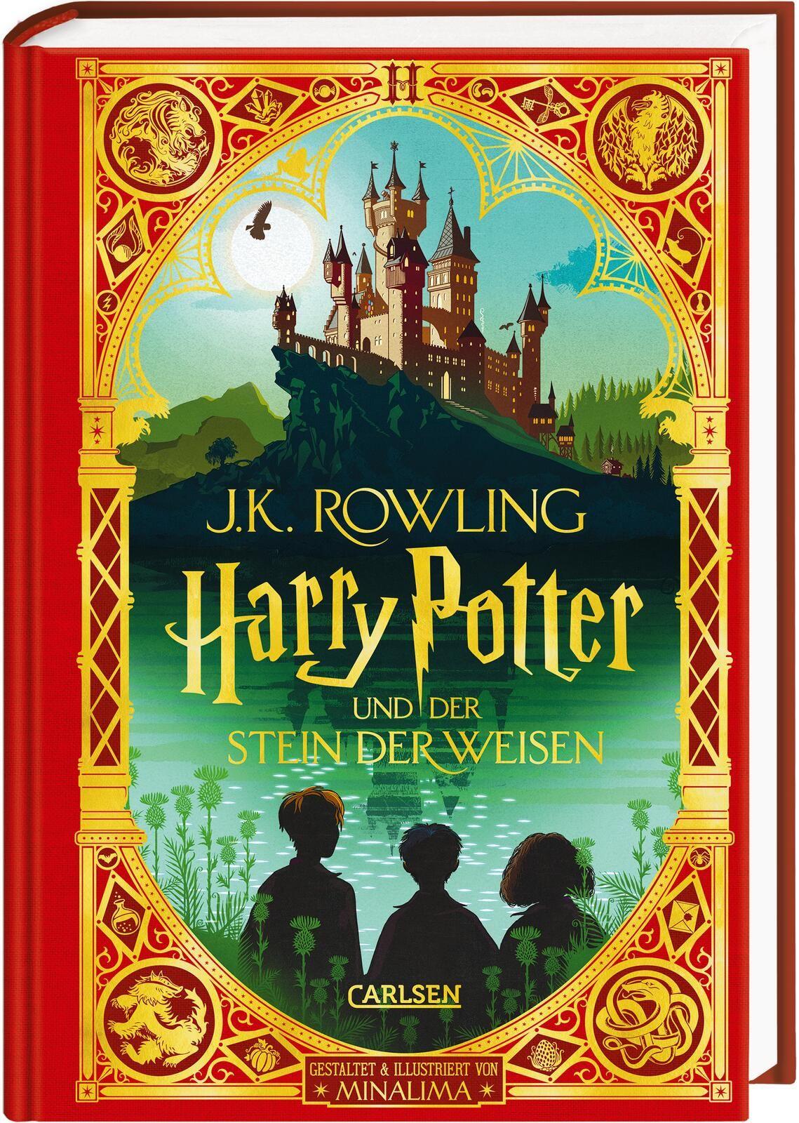 Vorderes Coverbild Harry Potter und der Stein der Weisen (MinaLima-Edition mit 3D-Papierkunst 1)