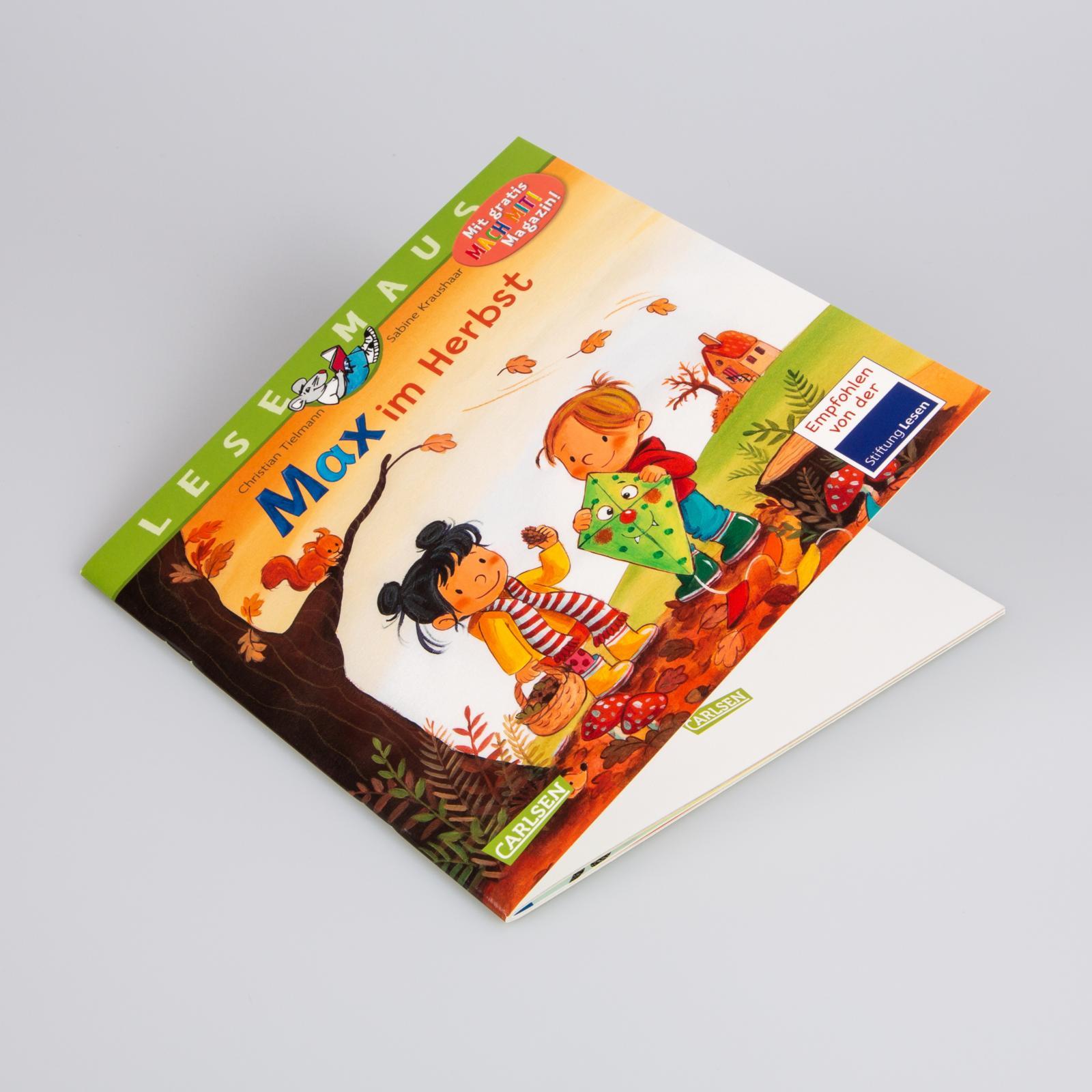 Beispielinhalt (Bild) LESEMAUS 96: Max im Herbst