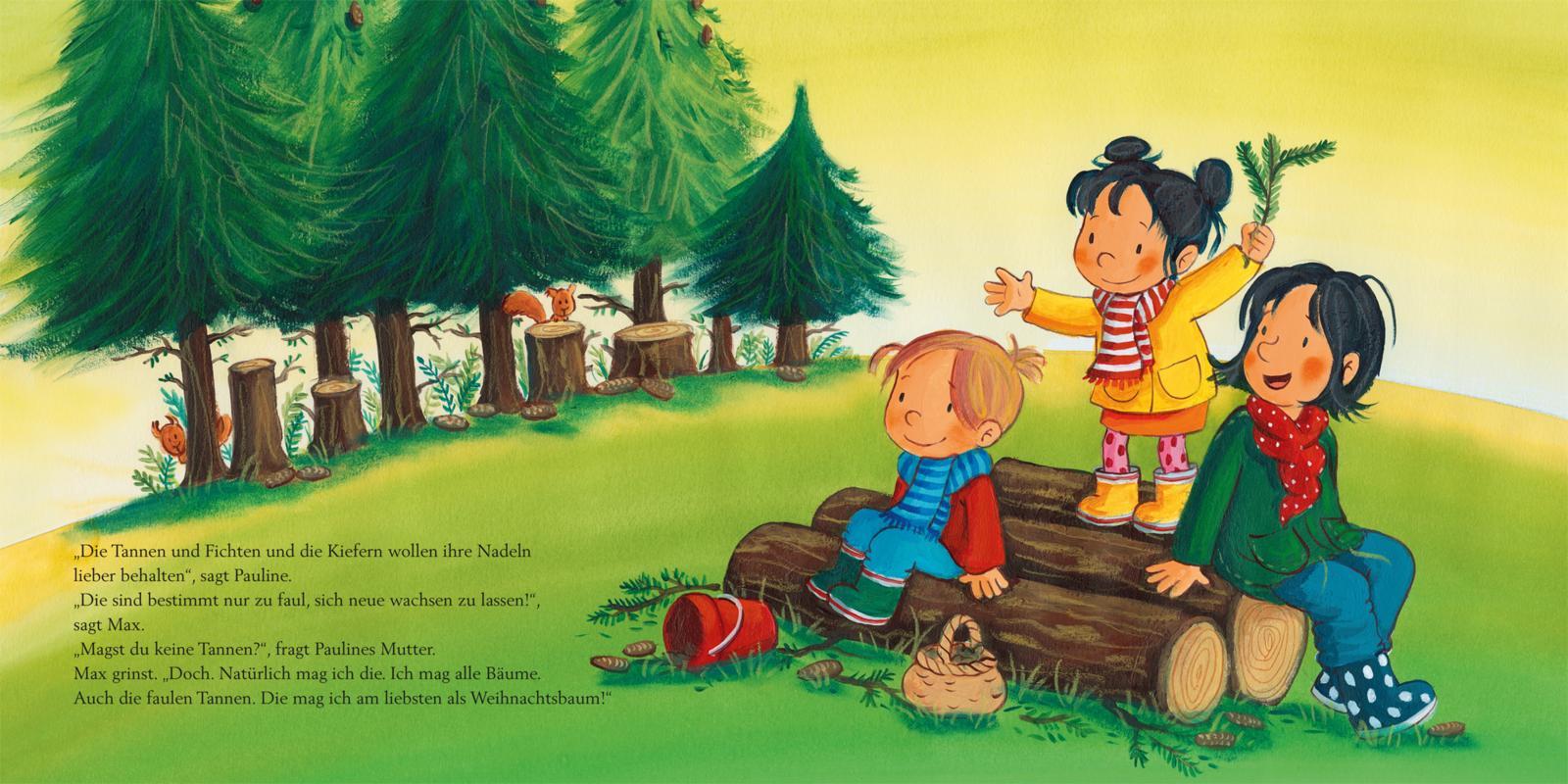 Beispielinhalt (Bild) LESEMAUS 96: Max im Herbst