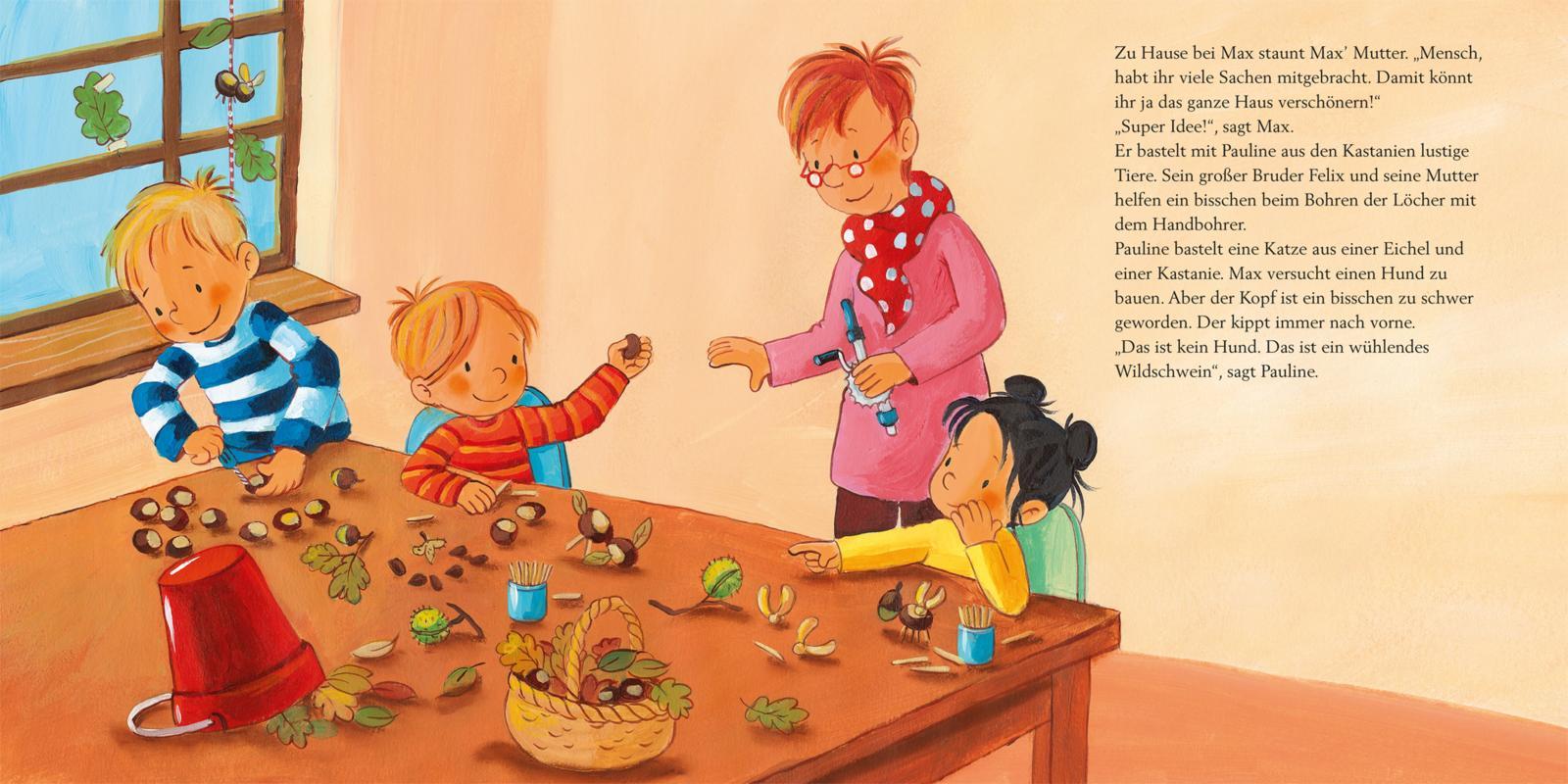 Beispielinhalt (Bild) LESEMAUS 96: Max im Herbst