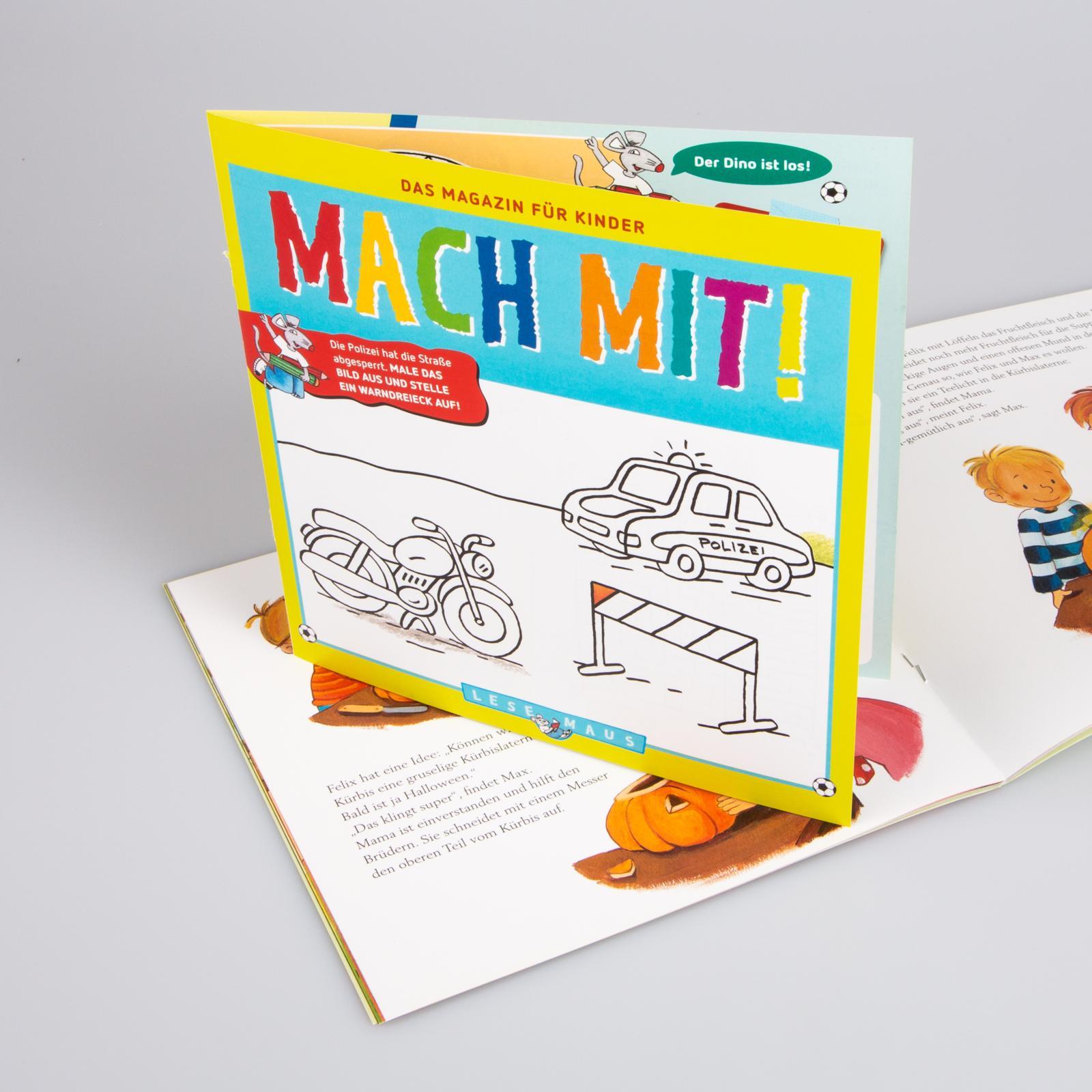 Beispielinhalt (Bild) LESEMAUS 96: Max im Herbst