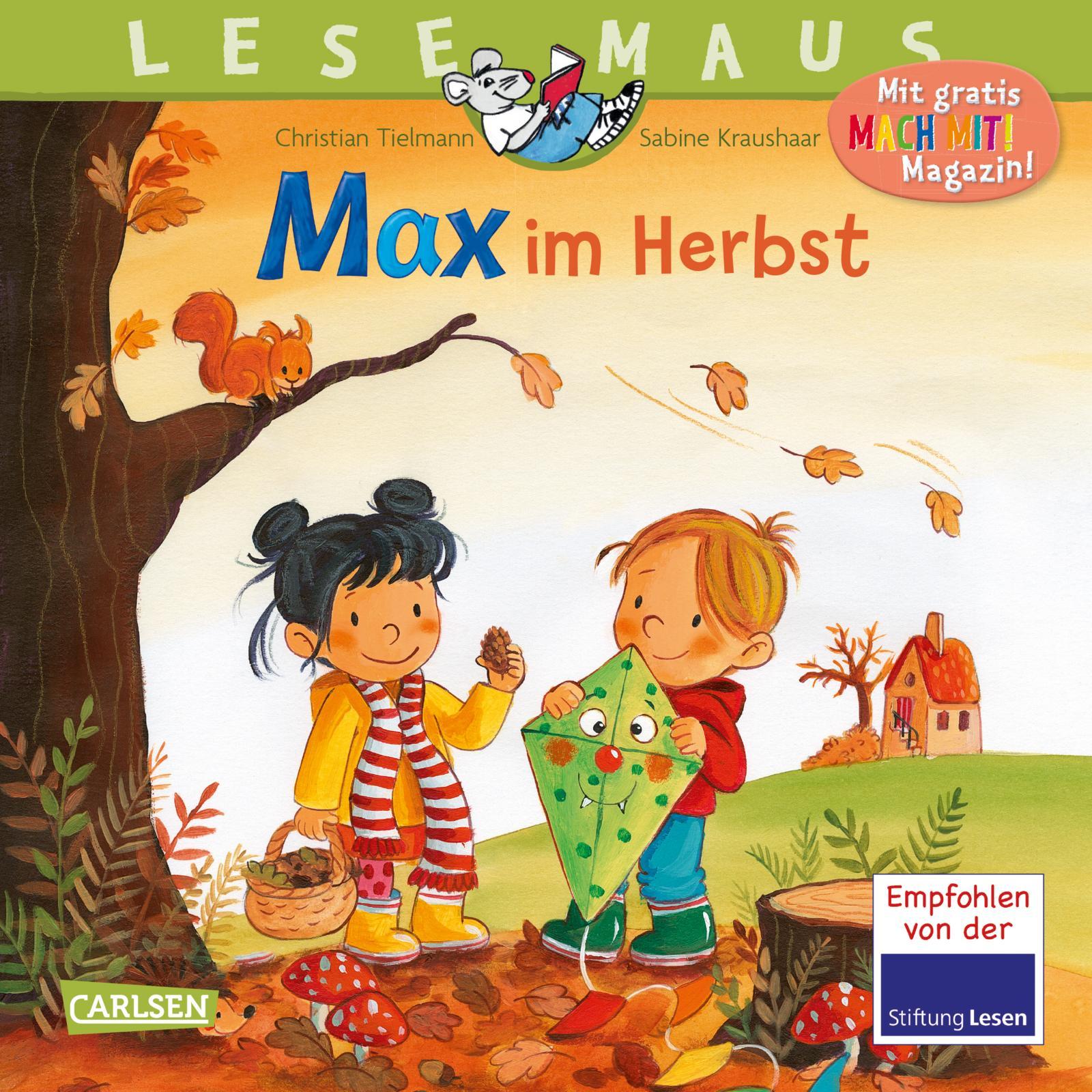 Vorderes Coverbild LESEMAUS 96: Max im Herbst