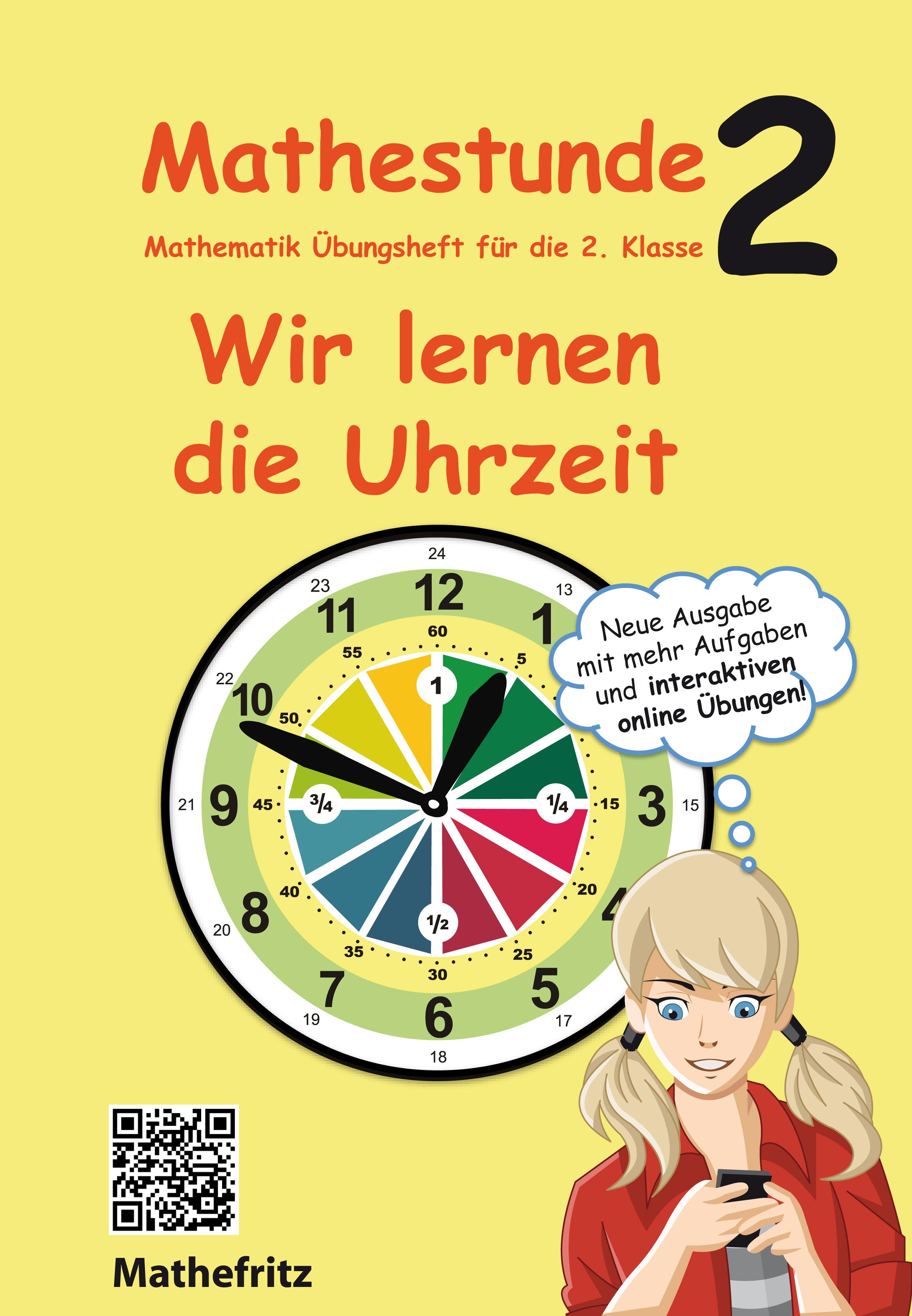 Vorderes Coverbild Mathestunde 2 - Wir lernen die Uhrzeit