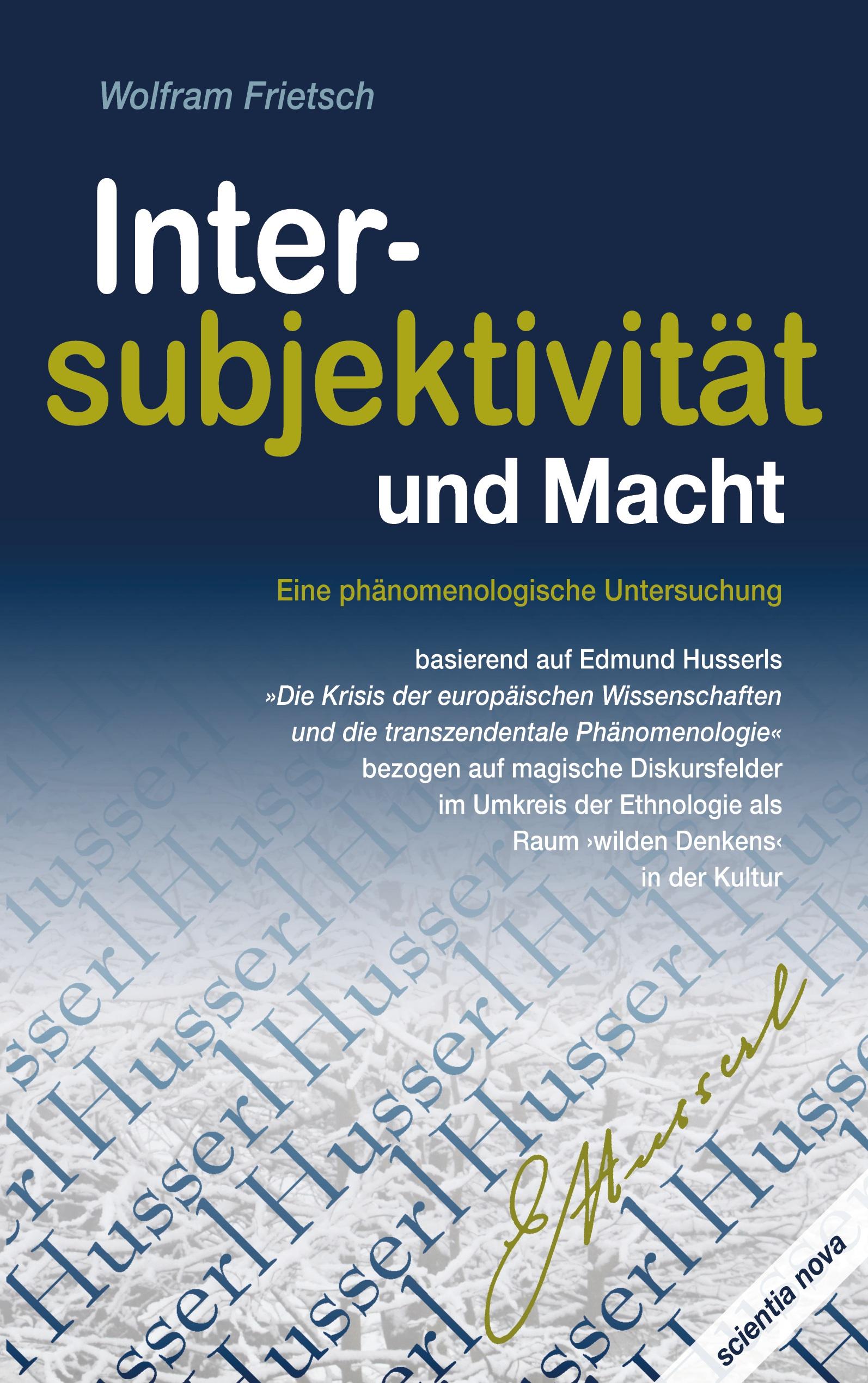 Vorderes Coverbild Intersubjektivität und Macht