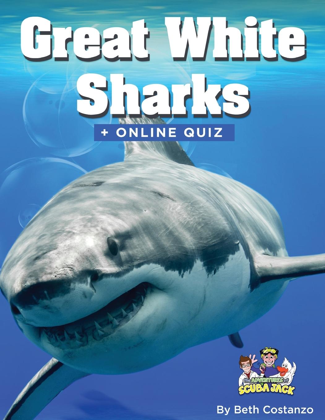 Vorderes Coverbild Great White Shark Activity Book for ages 4-8 years of age