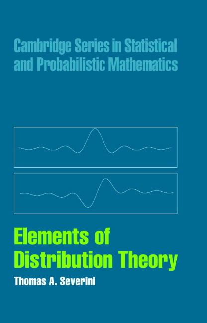 Vorderes Coverbild Elements of Distribution Theory