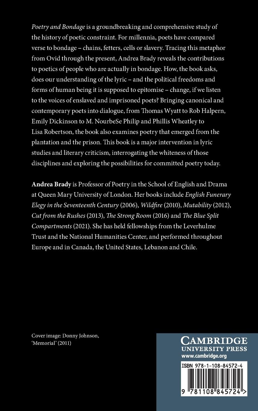 Rückseitencover Poetry and Bondage